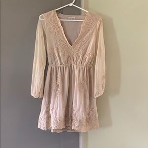 Charlotte Russe Blush Lace Dress